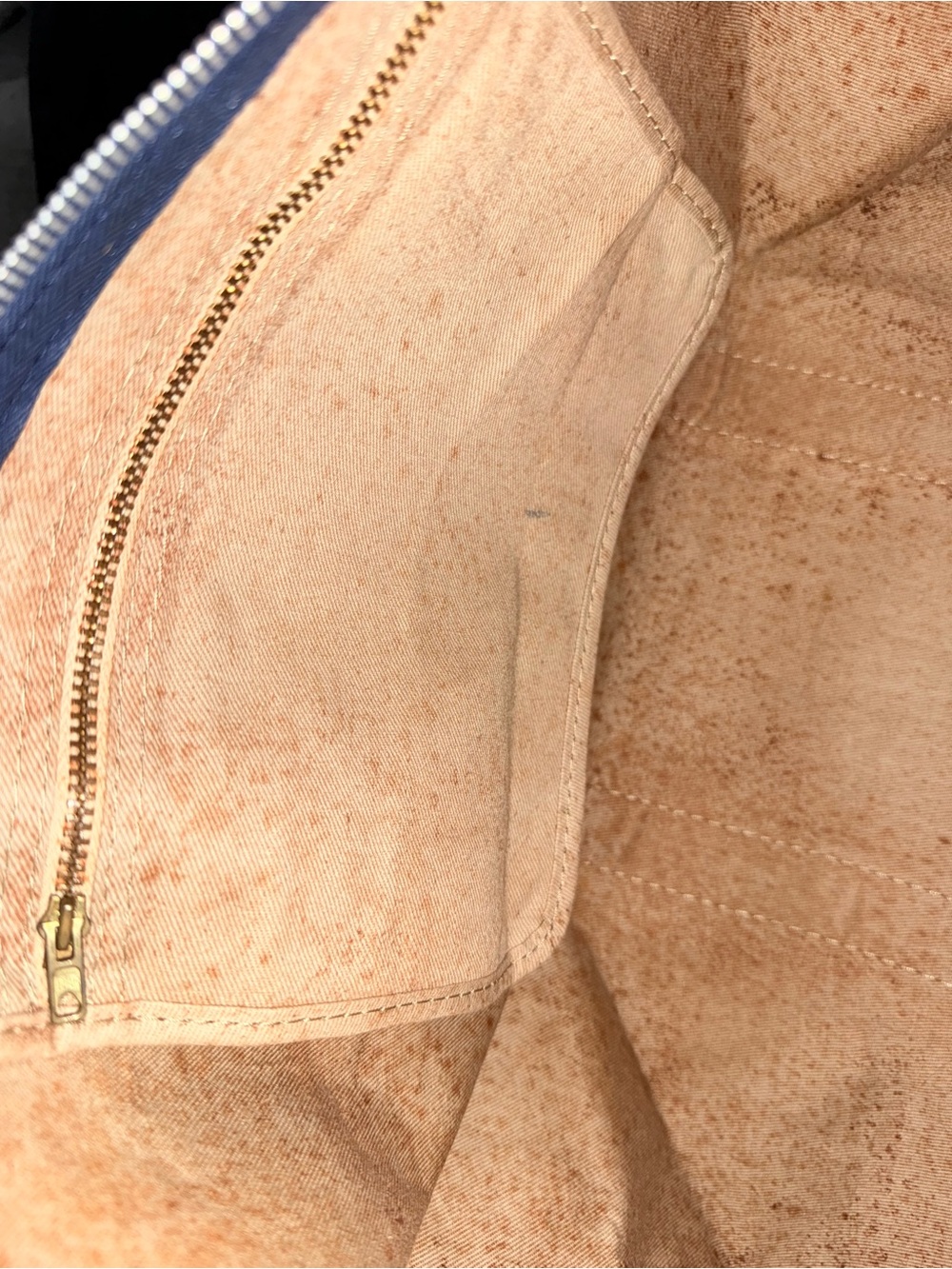 Dior Beige and Navy Trotter Monogram Duffel Bag 45 - Picture 12 of 13